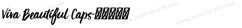 Viva Beautiful Caps字体转换